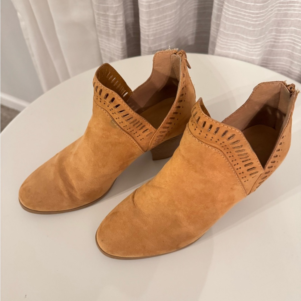 Tan Suede Ankle Boots